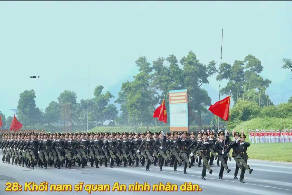 Khối nam sĩ quan An ninh nhân dân